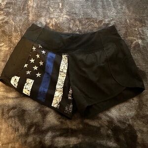 Blue line shorts